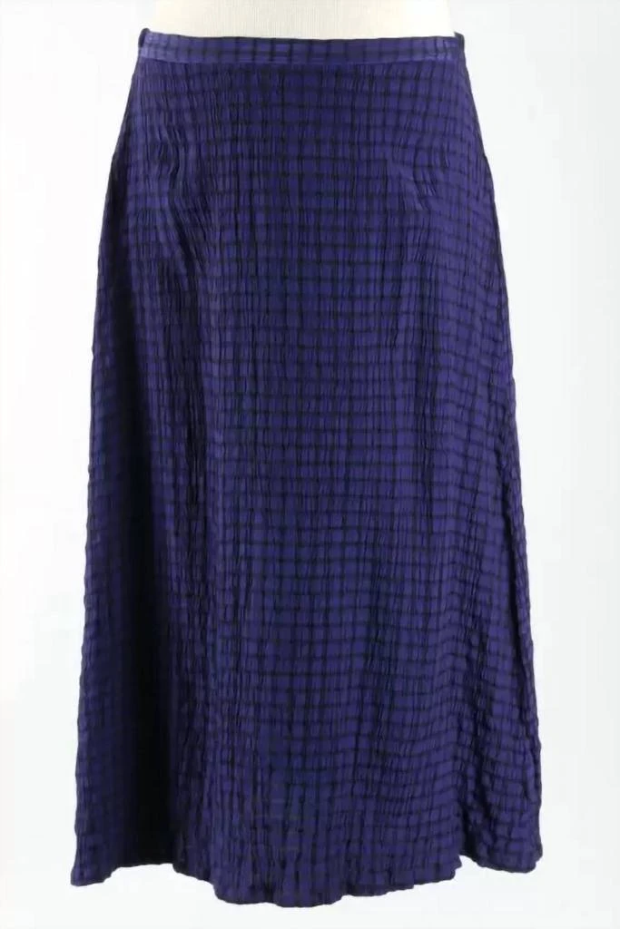 商品cut loose|A-Line Midi Skirt In Admiral,价格¥638,第3张图片详细描述