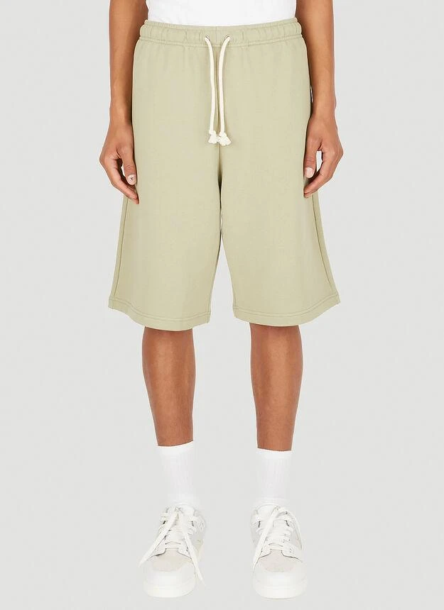 商品Acne Studios|Logo Track Shorts in Beige,价格¥794,第1张图片