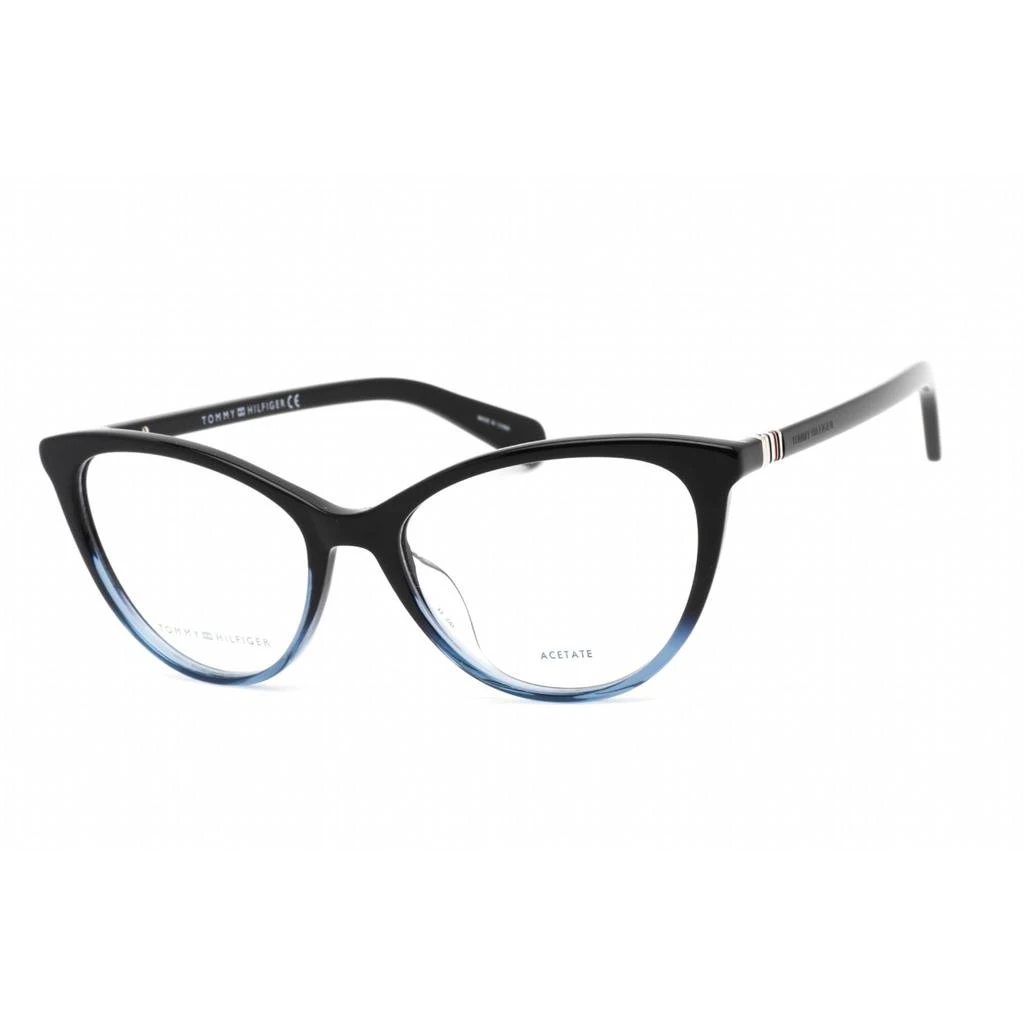 商品Tommy Hilfiger|Tommy Hilfiger Women's Eyeglasses - Cat Eye Blue Azure Plastic Frame | TH 1775 ZX9,价格¥324,第1张图片