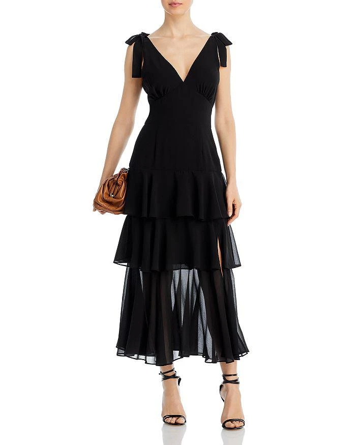 商品Wayf|Hampton Tiered Midi Dress,价格¥567,第2张图片详细描述