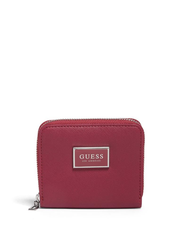 商品Guess Factory|Abree Saffiano Zip-Around Wallet,价格¥185-¥199,第1张图片