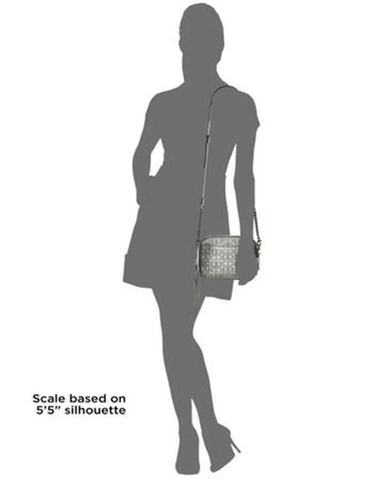 商品Coach|Coach - Signature Metallic Leather Camera Bag,价格¥1303,第3张图片详细描述