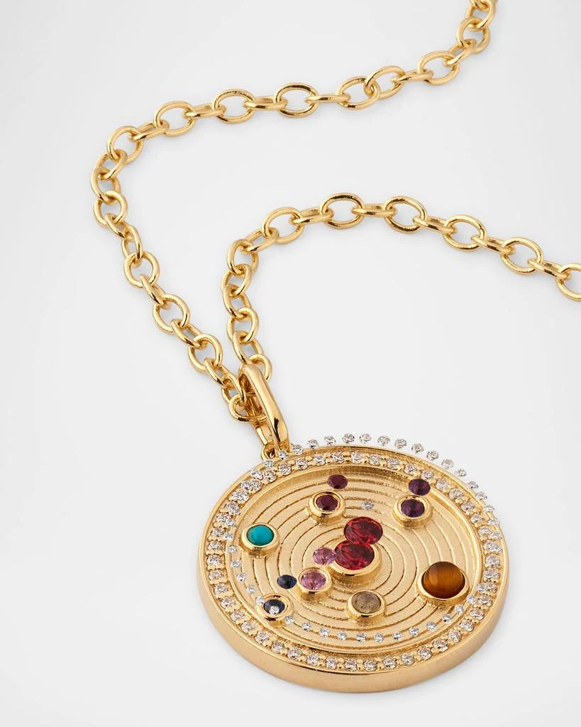 商品Sydney Evan|The Universe Coin on Oval Link Chain Necklace,价格¥35348,第3张图片详细描述