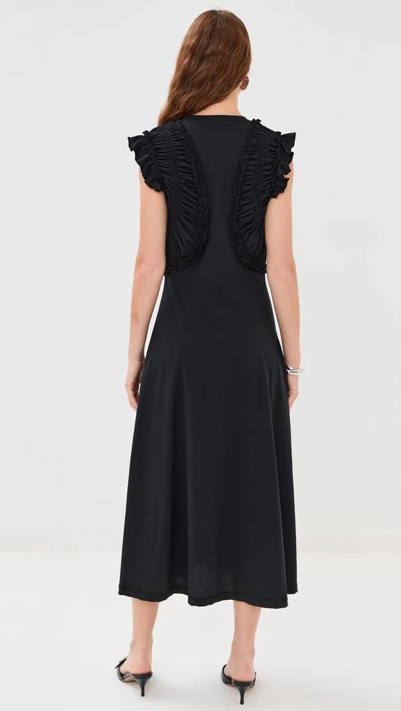 商品Ulla Johnson|Shiva Sleeveless Ruffled Midi Dress,价格¥4383,第2张图片详细描述