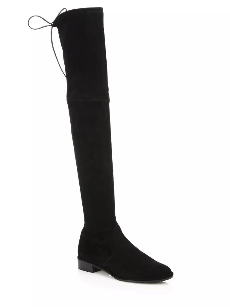 商品Stuart Weitzman|Lowland 麂皮过膝靴新款,价格¥7151,第1张图片