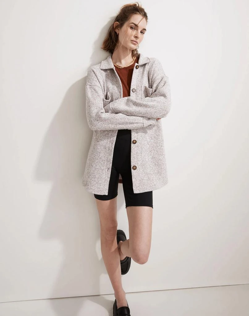 商品Madewell|MWL (Re)sourced Sweater Fleece Shirt-Jacket,价格¥398,第1张图片