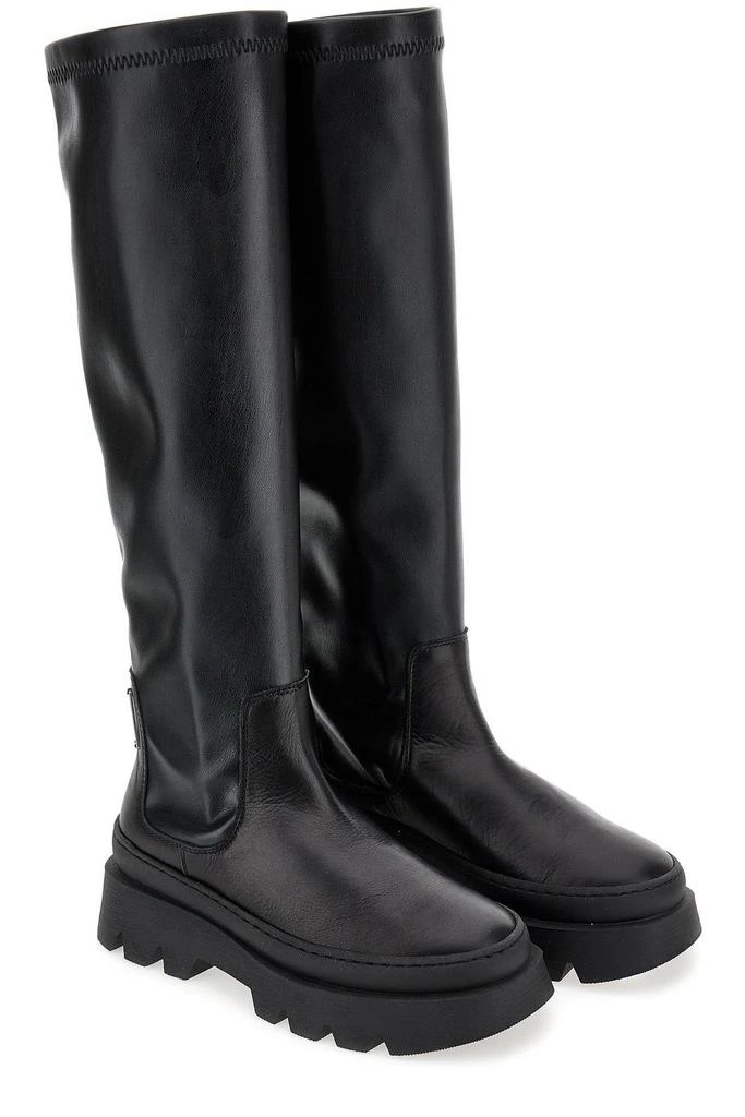 商品MONNALISA|Monnalisa Knee-Length Round-Toe Boots,价格¥1576,第2张图片详细描述