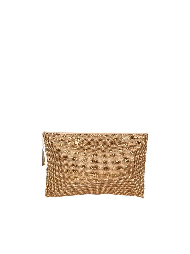 商品BENEDETTA BRUZZICHES|Benedetta Bruzziches Embellished Zipped Mesh Clutch Bag,价格¥4751,第1张图片