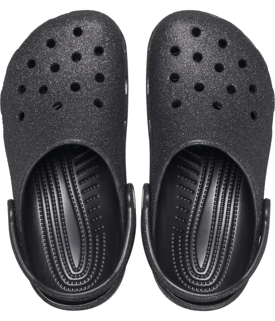 商品Crocs|Classic Glitter Clogs (Little Kid/Big Kid),价格¥255,第2张图片详细描述