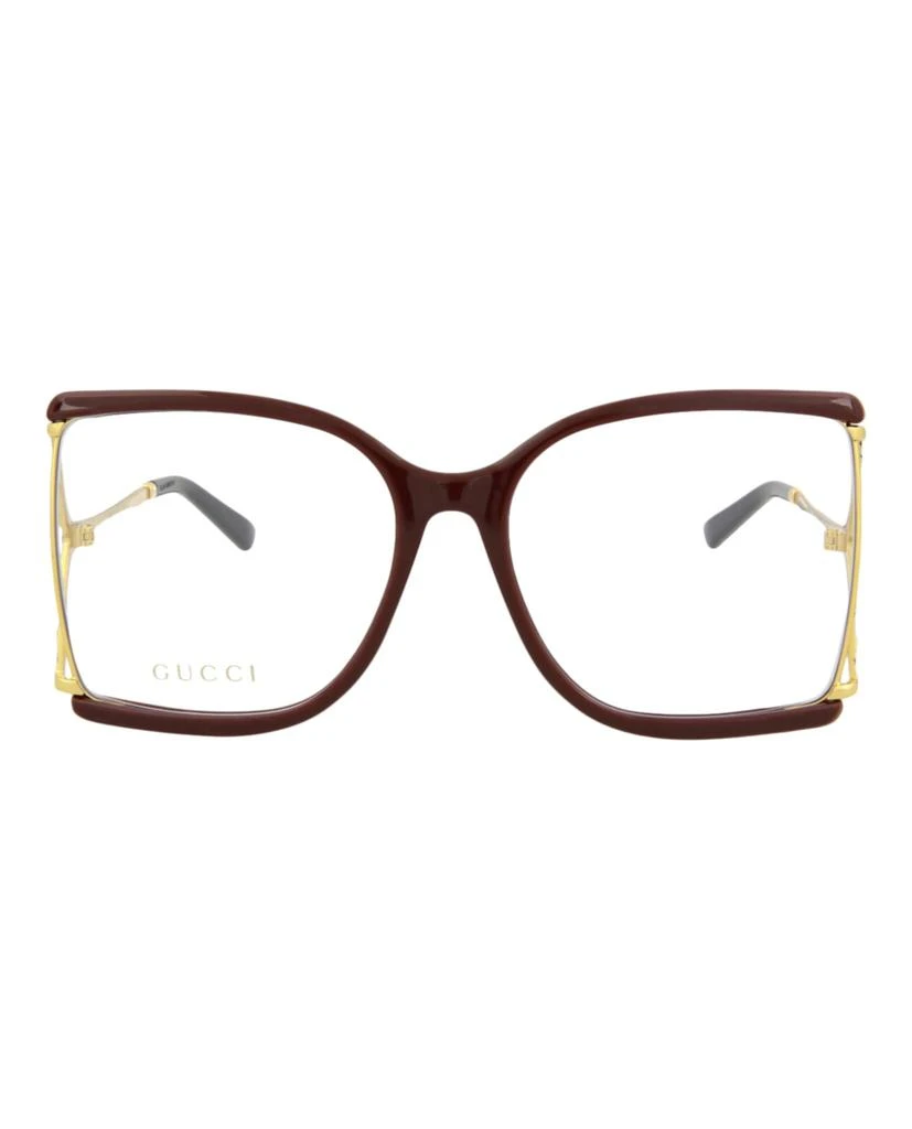 商品Gucci|Oversized-Square Acetate Optical Frames,价格¥980,第1张图片