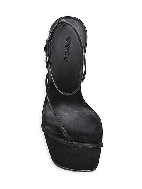 商品Vince|Qiana Strappy Leather Sandals,价格¥760,第5张图片详细描述