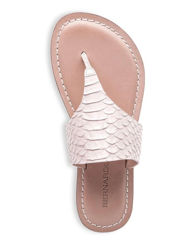 商品Bernardo|Monica Croc Embossed Thong Sandals,价格¥715,第2张图片详细描述