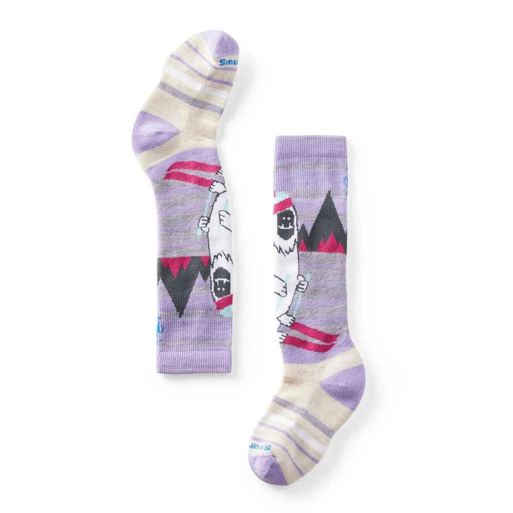 商品SmartWool|Wintersport Full Cushion Yeti Pattern Over-the-Calf Socks (Toddler/Little Kid/Big Kid),价格¥172,第1张图片详细描述