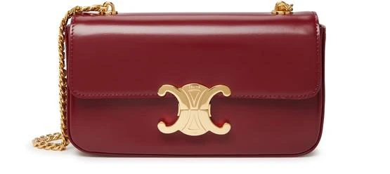 商品Celine|Chain Shoulder Bag In Shiny Calfskin,价格¥23107,第3张图片详细描述