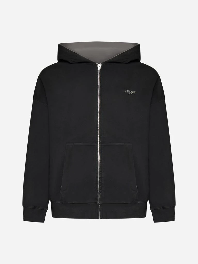 商品We11done|Cotton zip-up hoodie,价格¥2009,第1张图片