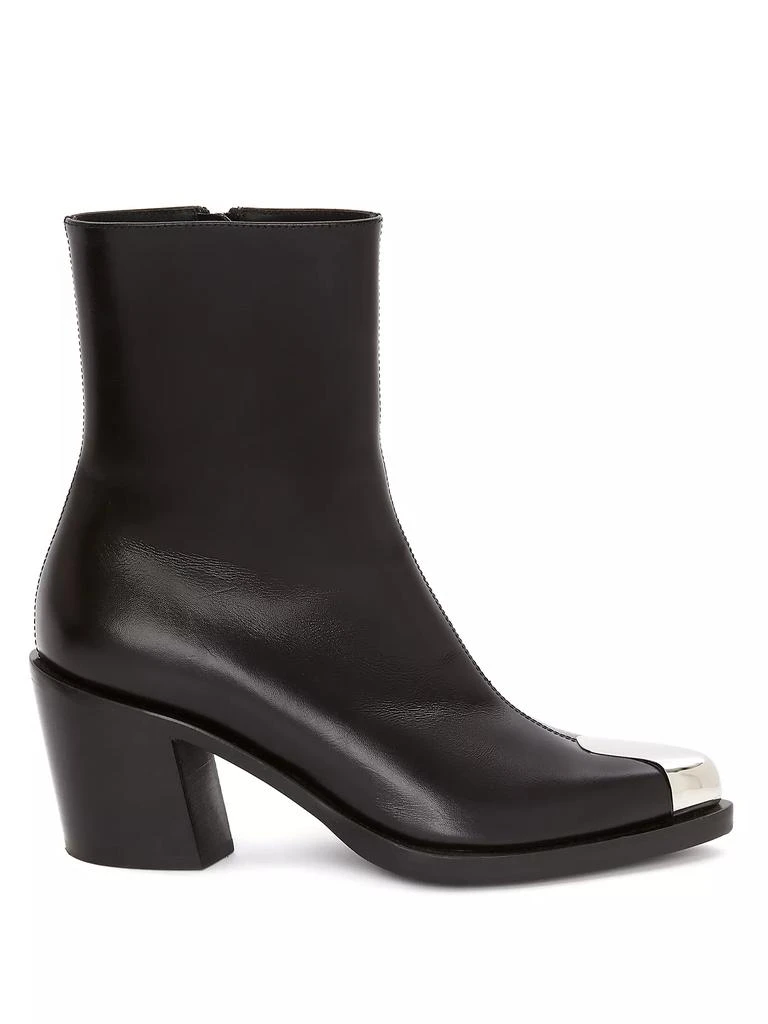 商品Alexander McQueen|Leather Ankle Boots,价格¥3567,第1张图片