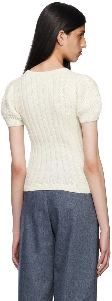 商品See by Chloé|Off-White Fantasy Pointelle Sweater,价格¥1462,第3张图片详细描述