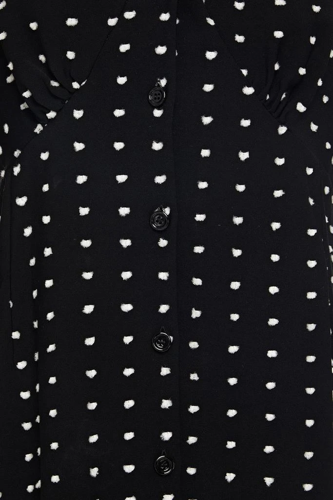 商品Maje|Randi polka-dot fil coupé crepe mini dress,价格¥440,第2张图片详细描述