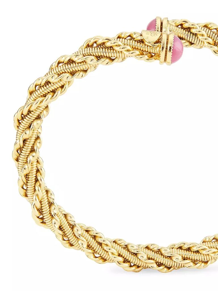 商品GAS Bijoux|Bonnie 24K Gold-Plate & Glass Cabochon Bracelet,价格¥1153,第4张图片详细描述