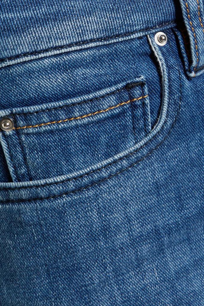 Nevada distressed high-rise skinny jeans商品第4张图片规格展示