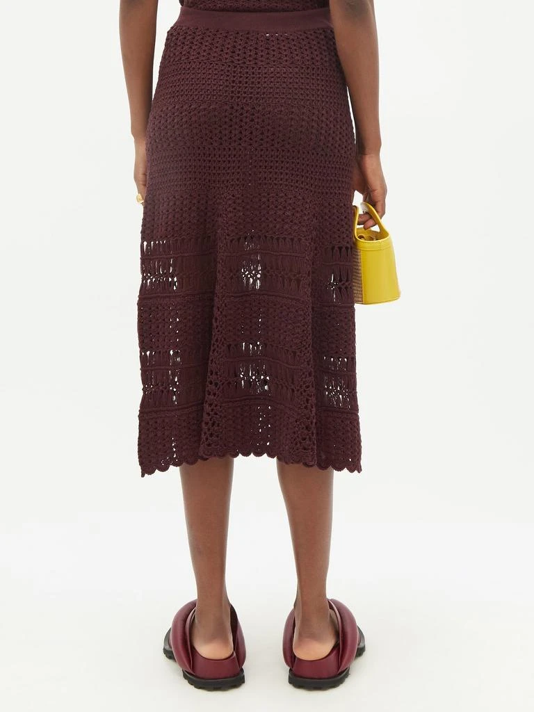 商品WALES BONNER|Djembe cotton-crochet skirt,价格¥2699,第5张图片详细描述