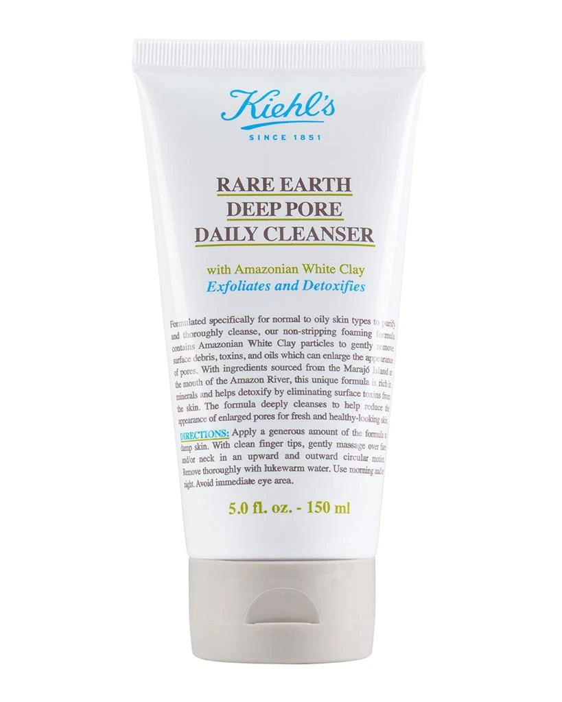 商品Kiehl's|Rare Earth Deep Pore Daily Cleanser, 5 oz.,价格¥211,第1张图片