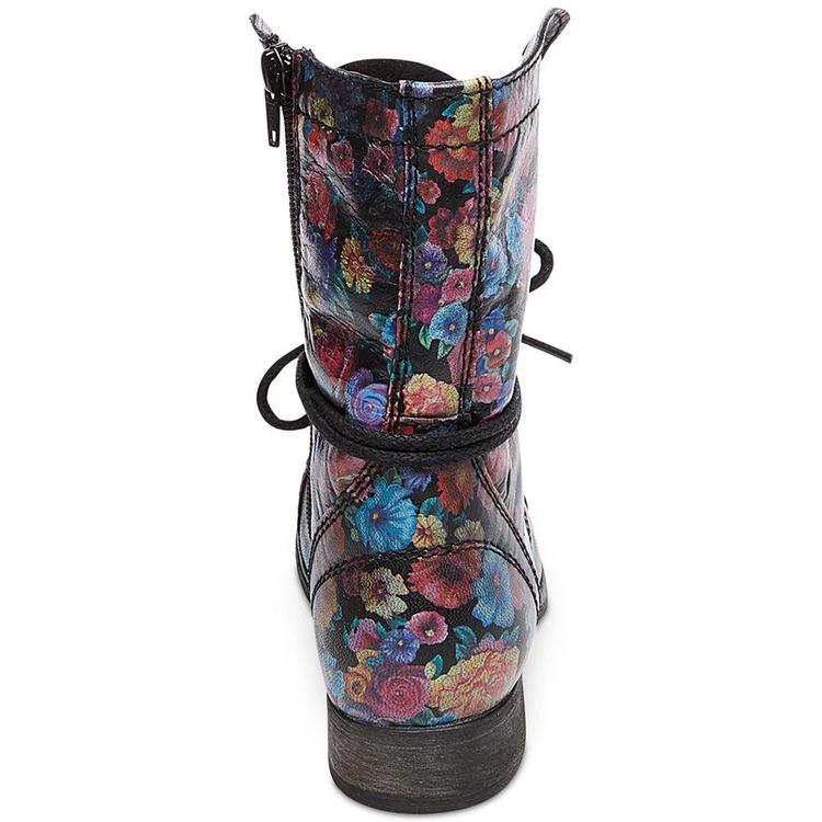 商品Steve Madden|Women's Troopa Floral Combat Boots,价格¥300,第3张图片详细描述