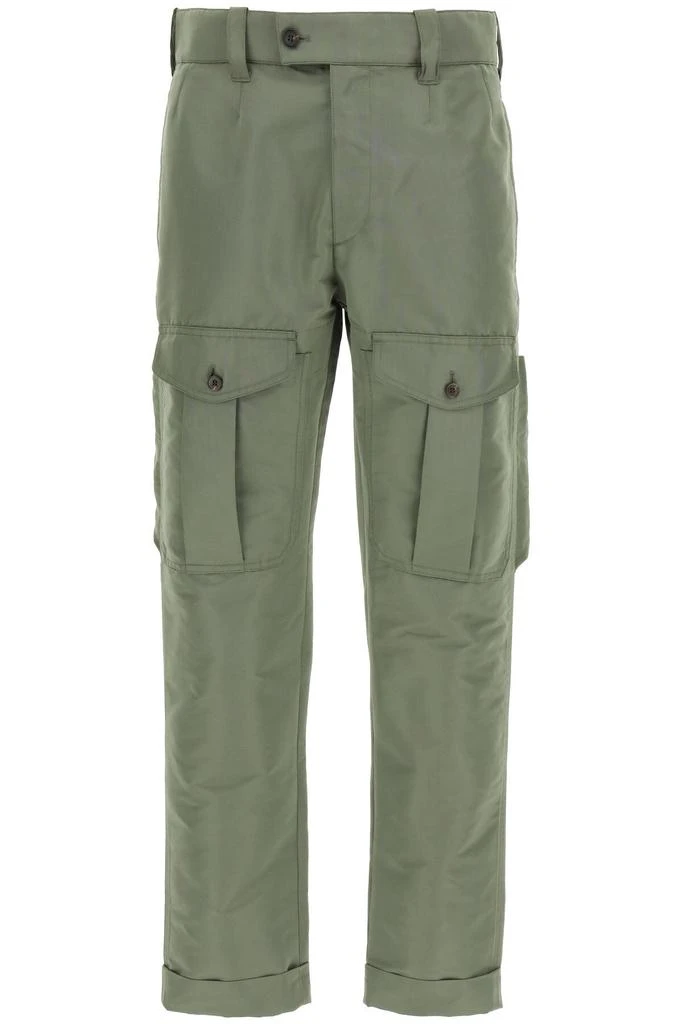 商品Alexander McQueen|POLYFAILLE CARGO TROUSERS,价格¥2603,第1张图片