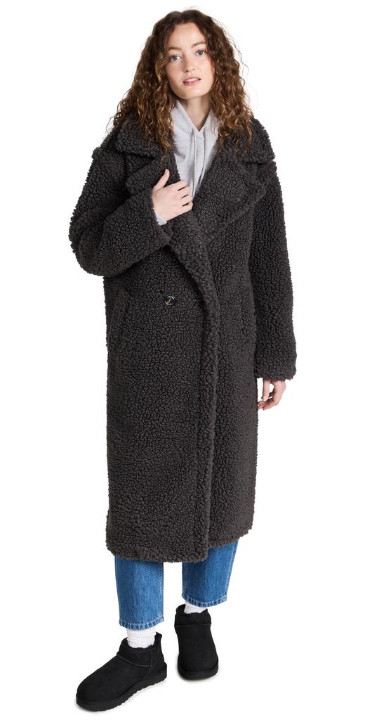 UGG Gertrude Long Teddy Coat商品第1张图片规格展示