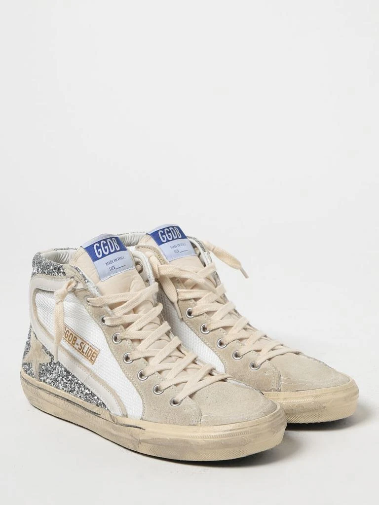 商品Golden Goose|Golden Goose Slide sneakers in used mesh and glitter,价格¥3688,第2张图片详细描述