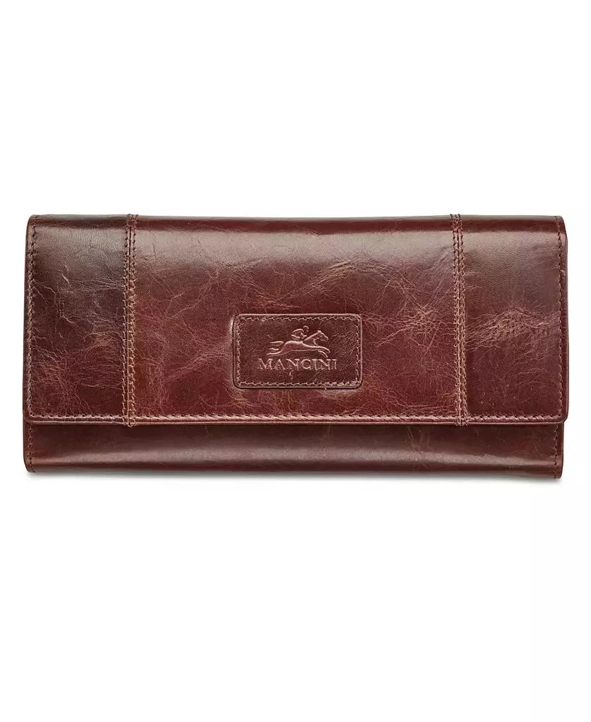 Casablanca Collection RFID Secure Ladies Trifold Wing Wallet 商品