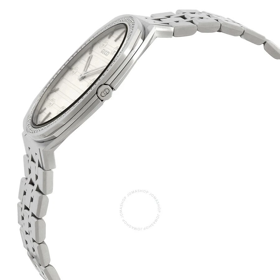 商品Gucci|Quartz Diamond White Dial Ladies Watch YA163401,价格¥18787,第2张图片详细描述