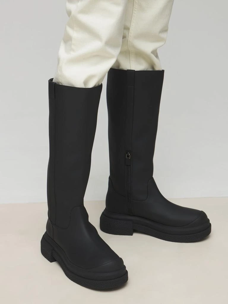 商品Stuart Weitzman|60mm Charli Sportlift Rubberized Boots,价格¥3987,第2张图片详细描述