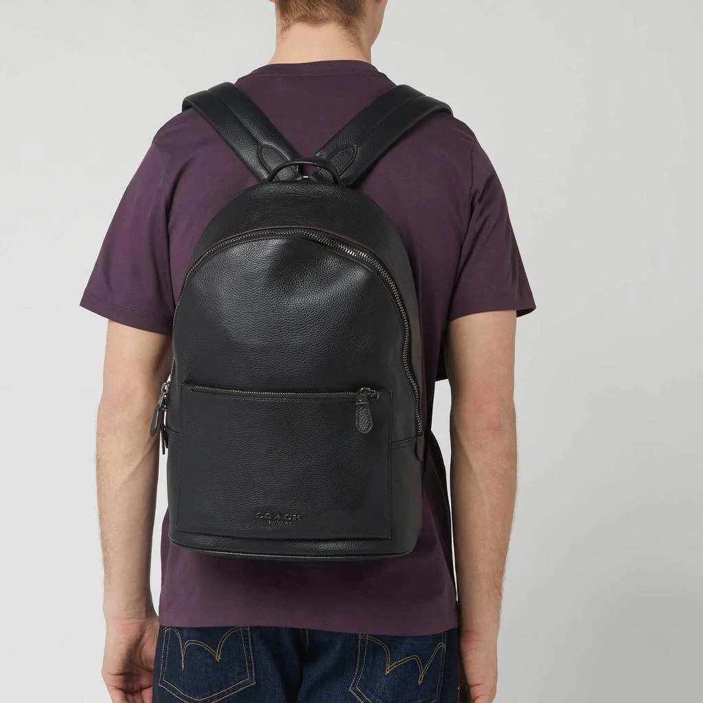 商品Coach|Coach Men's Metropolitan Soft Backpack - Black,价格¥3626,第3张图片详细描述