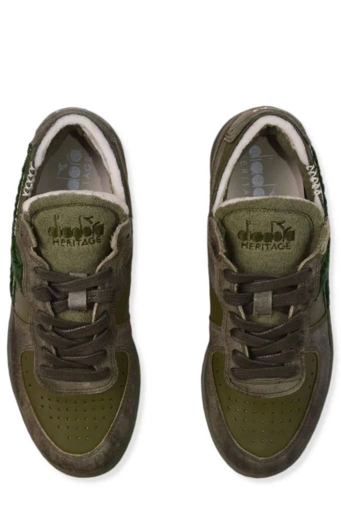 商品Diadora|Diadora Mi Basket Row Cut Terry Lace-Up Sneakers,价格¥1910,第5张图片详细描述