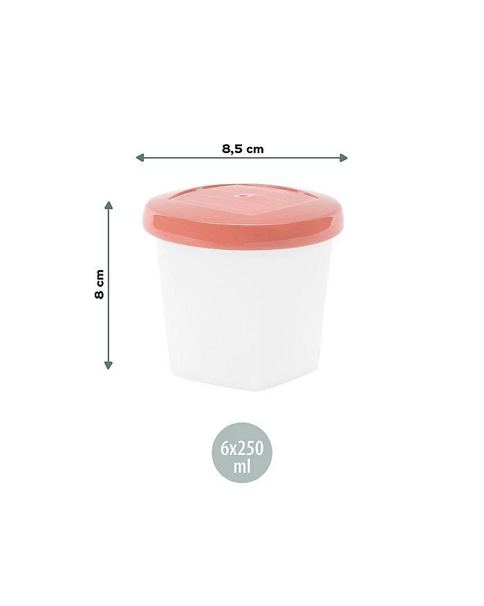 商品Babymoov|Babybowls Food Storage Containers, Set of 6,价格¥152,第3张图片详细描述