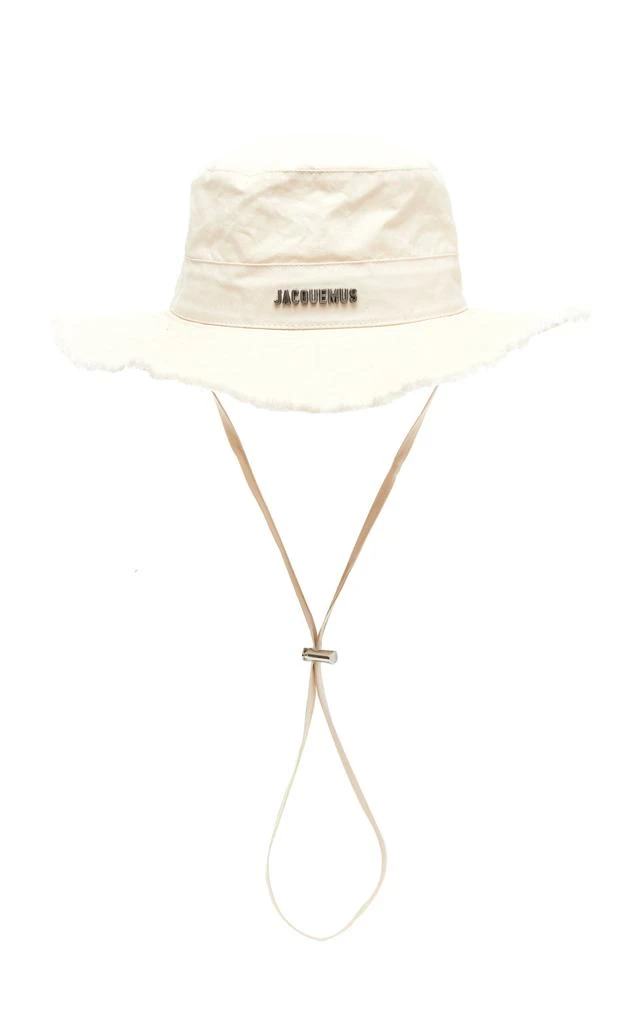 商品Jacquemus|Jacquemus - Le Bob Artichaut Cotton Bucket Hat - White - EU 56 - Moda Operandi,价格¥1147,第1张图片