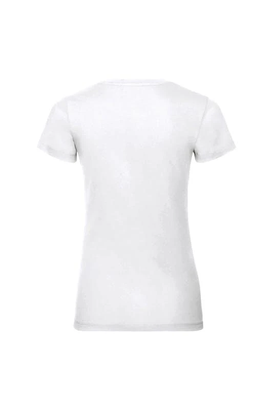 商品Russell|Russell Womens/Ladies Organic Short-Sleeved T-Shirt (White),价格¥120,第2张图片详细描述