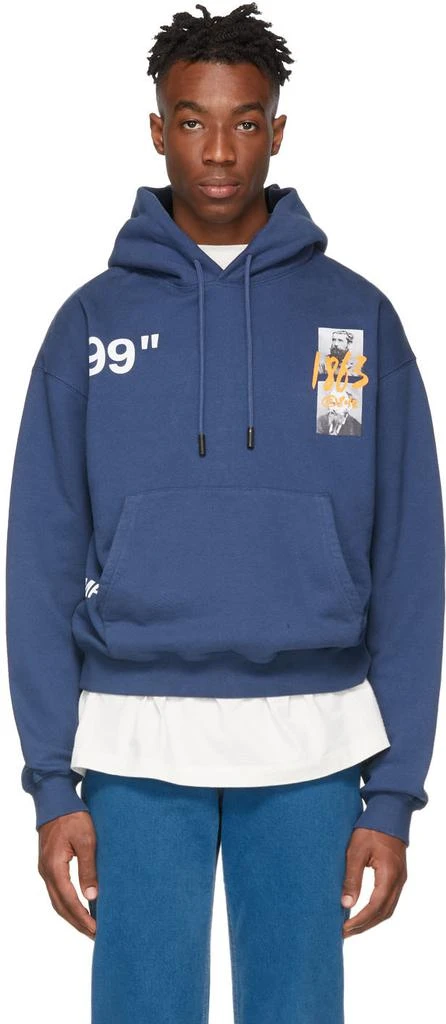 商品Off-White|Blue Oversized Summer Hoodie,价格¥2419,第1张图片