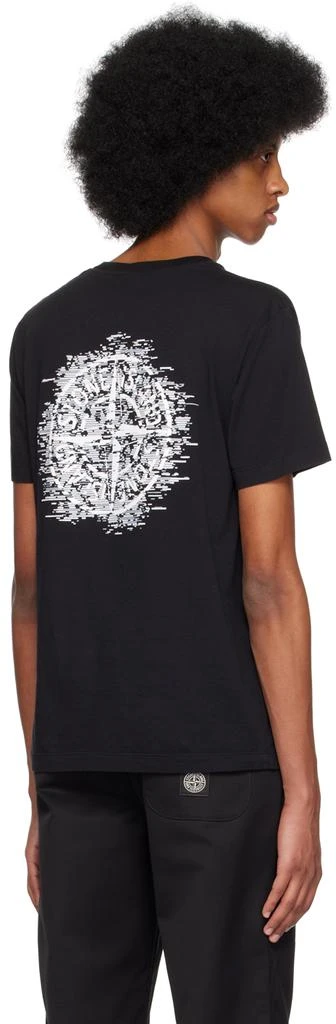 商品Stone Island|Black Printed T-shirt,价格¥1460,第3张图片详细描述