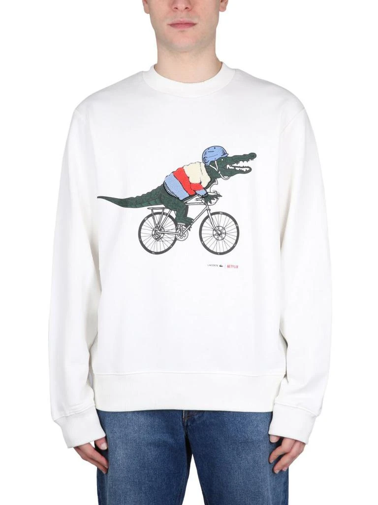 商品Lacoste|LACOSTE X NETFLIX SEX EDUCATION SWEATSHIRT,价格¥1088,第2张图片详细描述