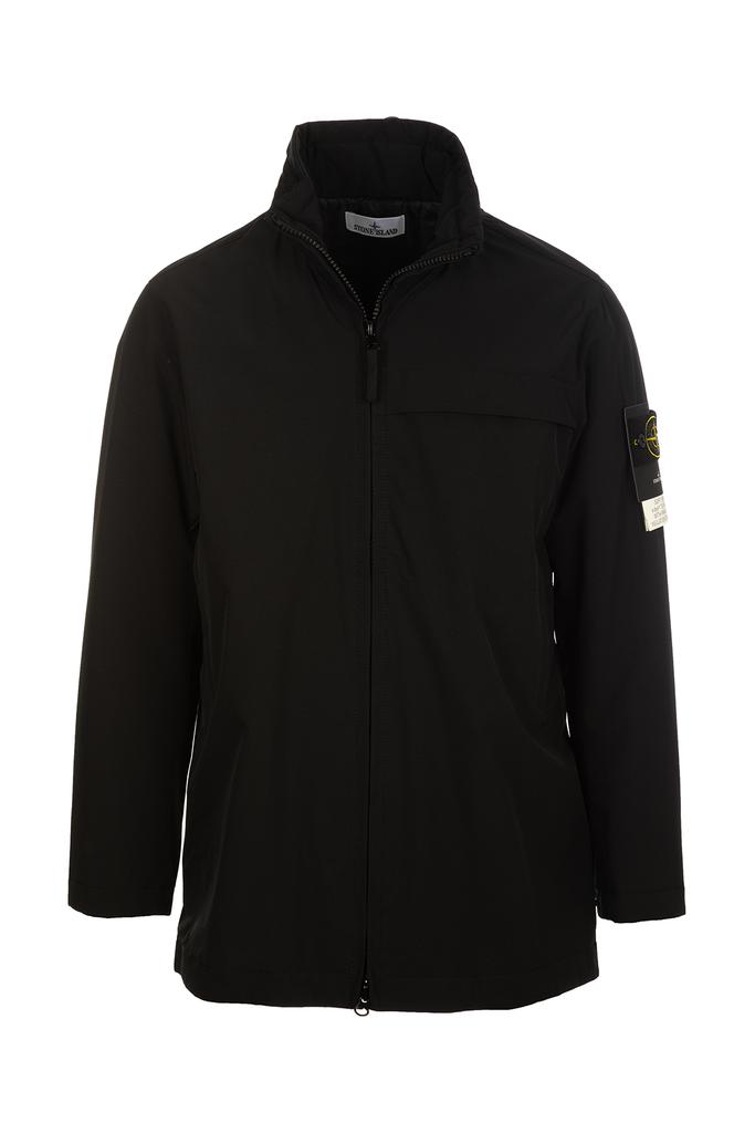 Stone Island Coats Black商品第1张图片规格展示