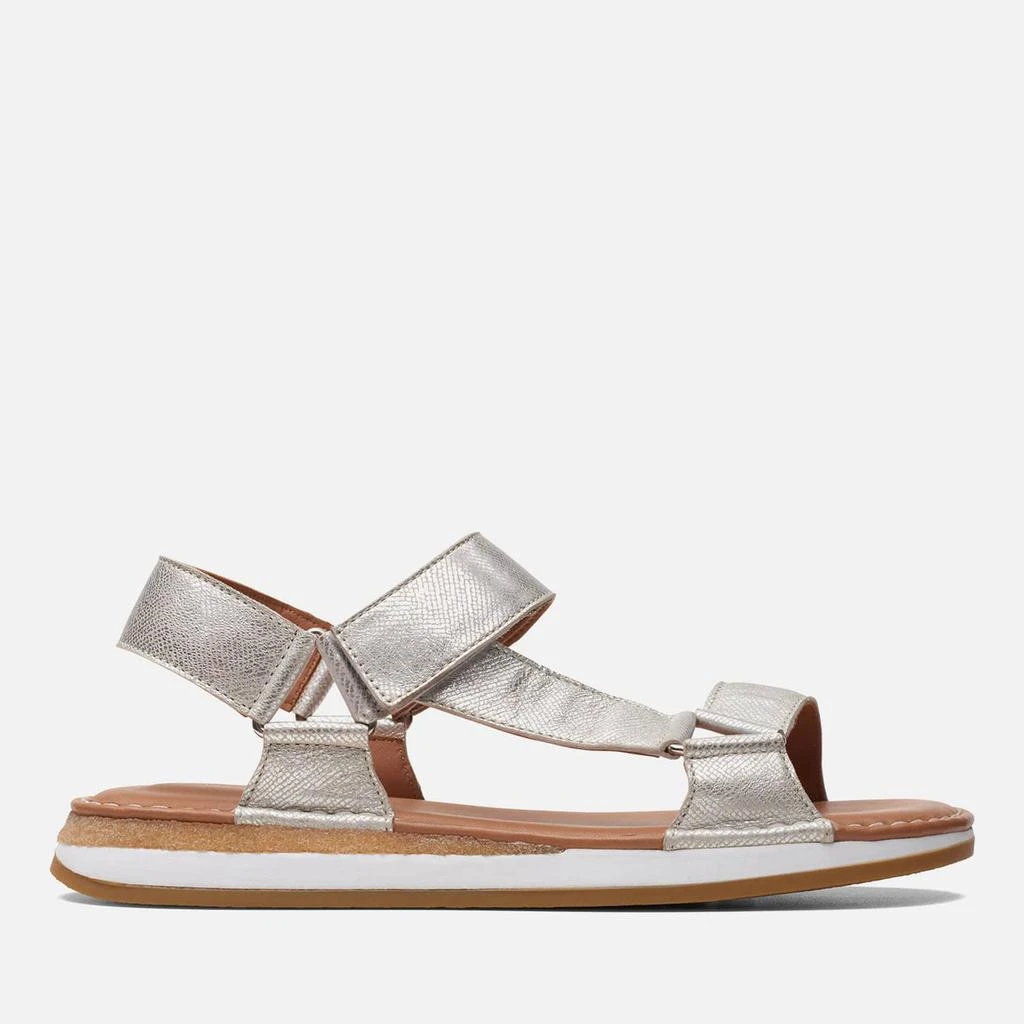 商品Clarks|Clarks CraftSun Sport Metallic Leather Sandals,价格¥456,第1张图片