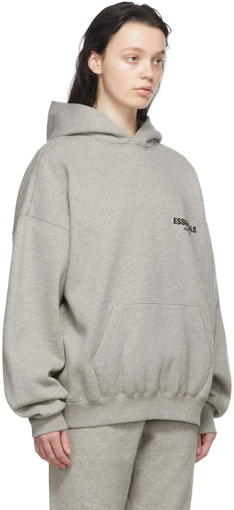 商品Essentials|Gray Cotton Hoodie,价格¥475,第2张图片详细描述