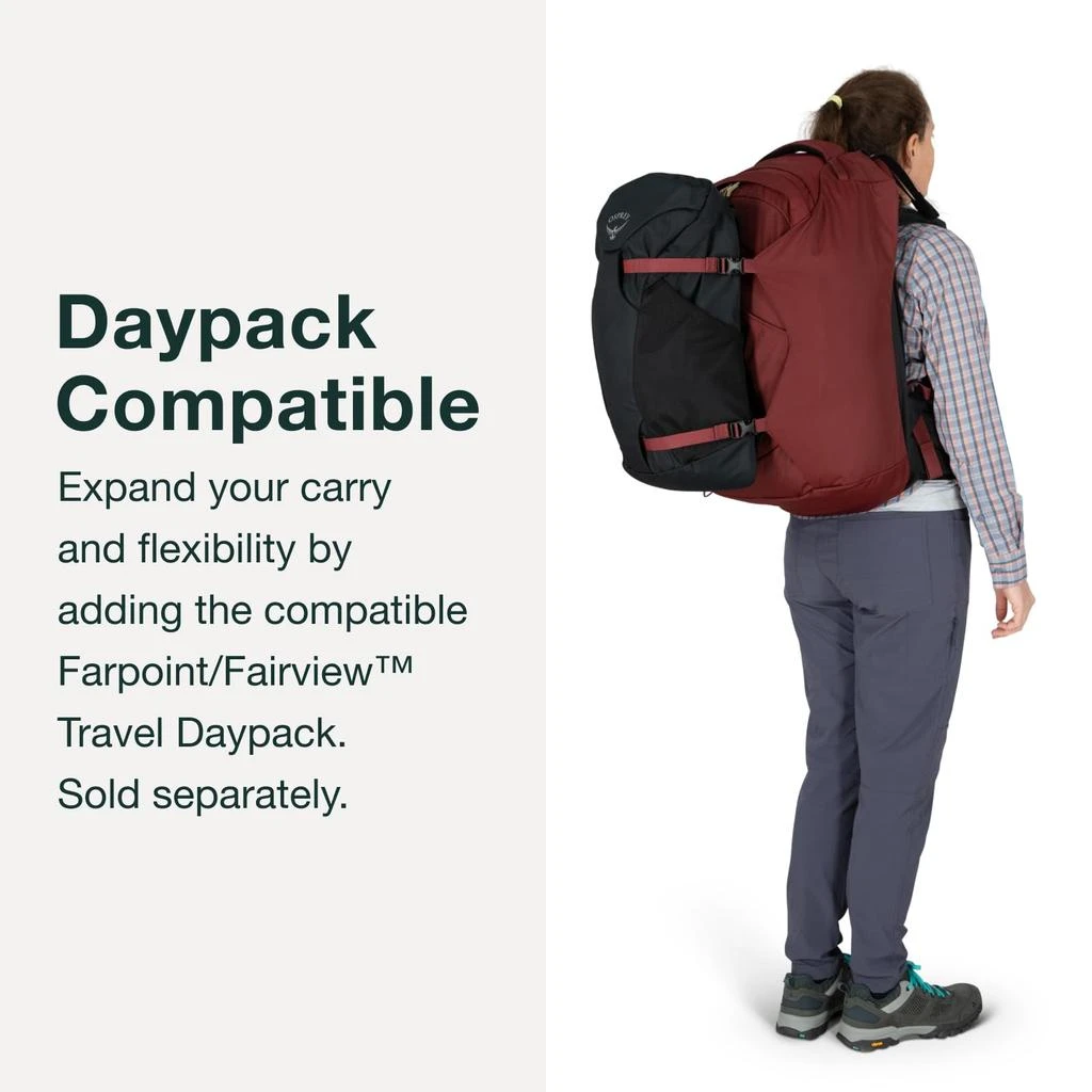 Osprey Fairview 55L Women's Travel Backpack, Black 商品