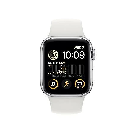 商品Apple|Apple Watch SE (2nd Generation) GPS + Cellular 40mm Aluminum Case with Sport Band (Choose Color and Band Size),价格¥2372,第2张图片详细描述