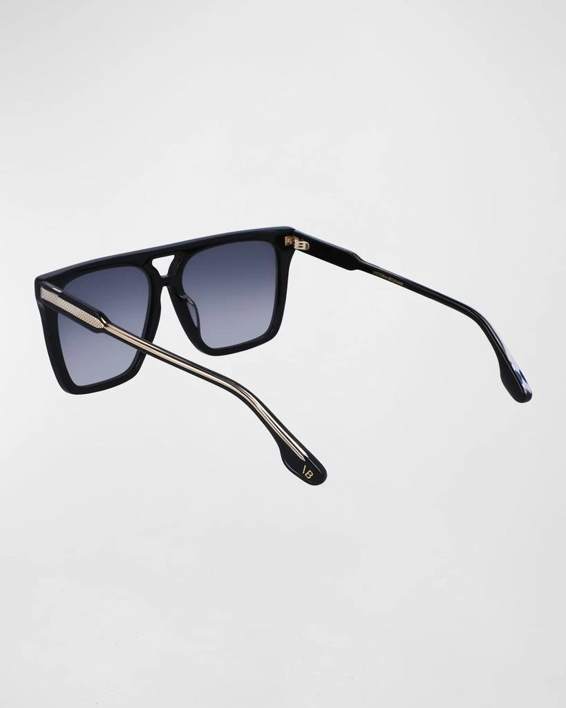 商品Victoria Beckham|Guilloché Acetate Aviator Sunglasses,价格¥2716,第2张图片详细描述