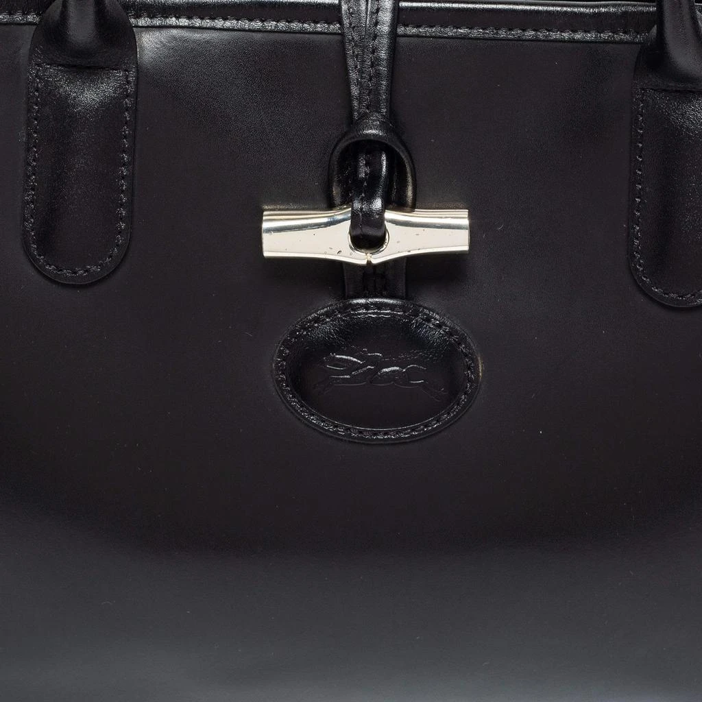 商品[二手商品] Longchamp|Longchamp Black Leather Roseau Tote,价格¥1046,第5张图片详细描述