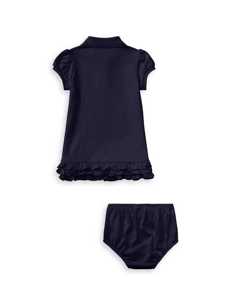 商品Ralph Lauren|Baby Girl's 2-Piece Cupcake Polo Dress & Bloomers Set,价格¥338,第2张图片详细描述