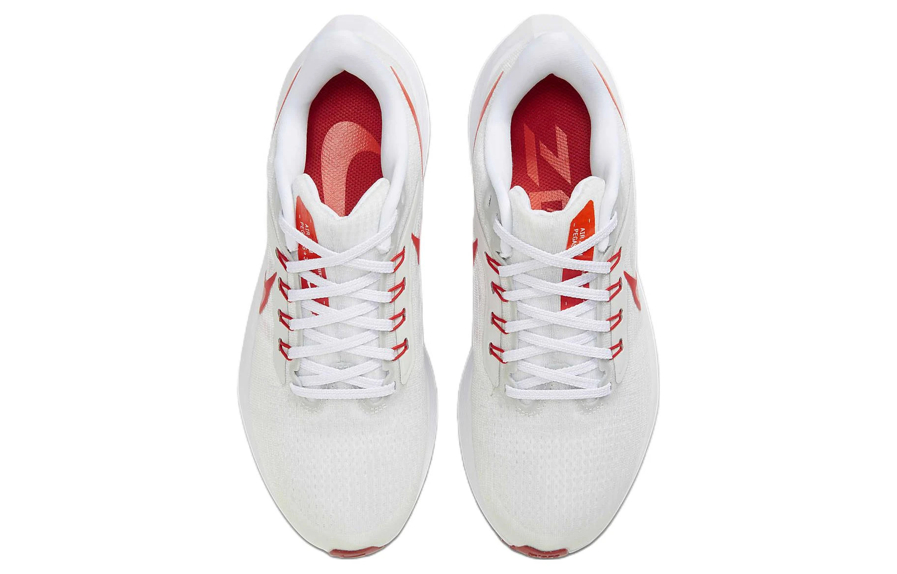 商品[国内直发] NIKE|Air Zoom Pegasus 39 舒适轻盈 织物减震防滑耐磨 低帮 马拉松跑步鞋 女款 白红,价格¥577,第5张图片详细描述